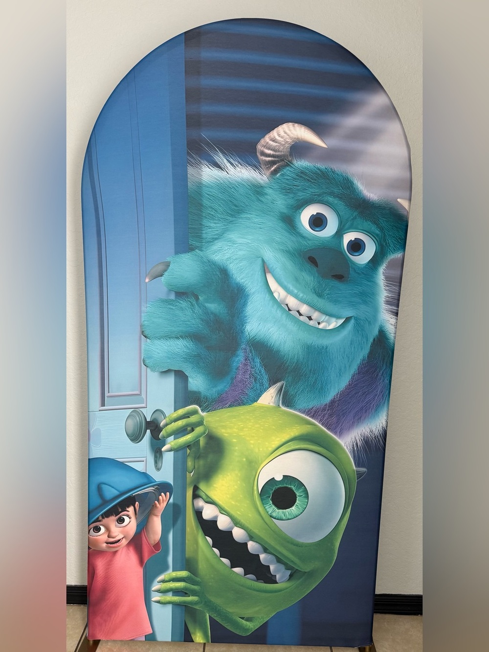 Monsters, Inc. Arch Backdrop Cover (READ DESCRIPTION)